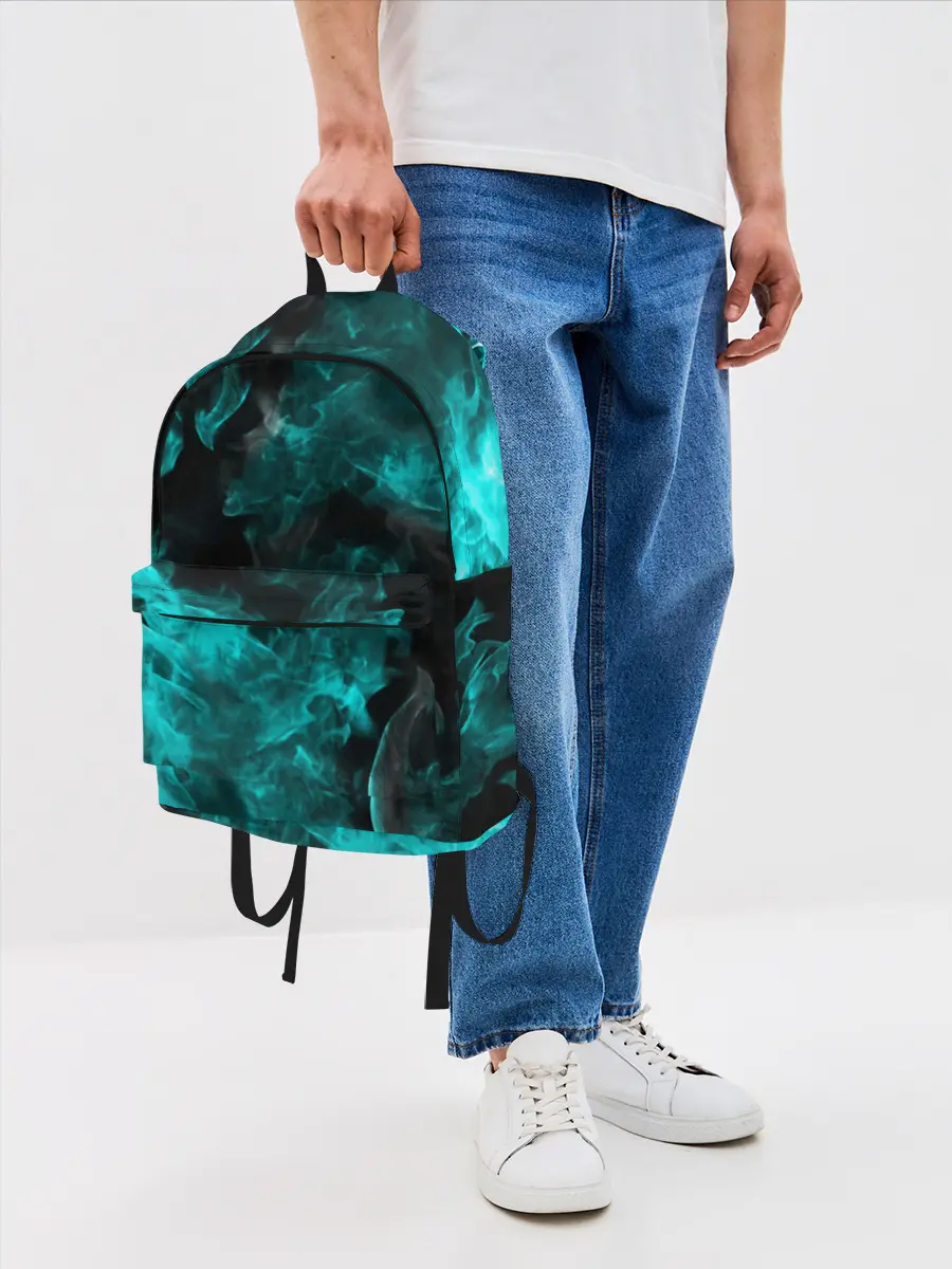 Рюкзак джинсовый / ОГОНЬ