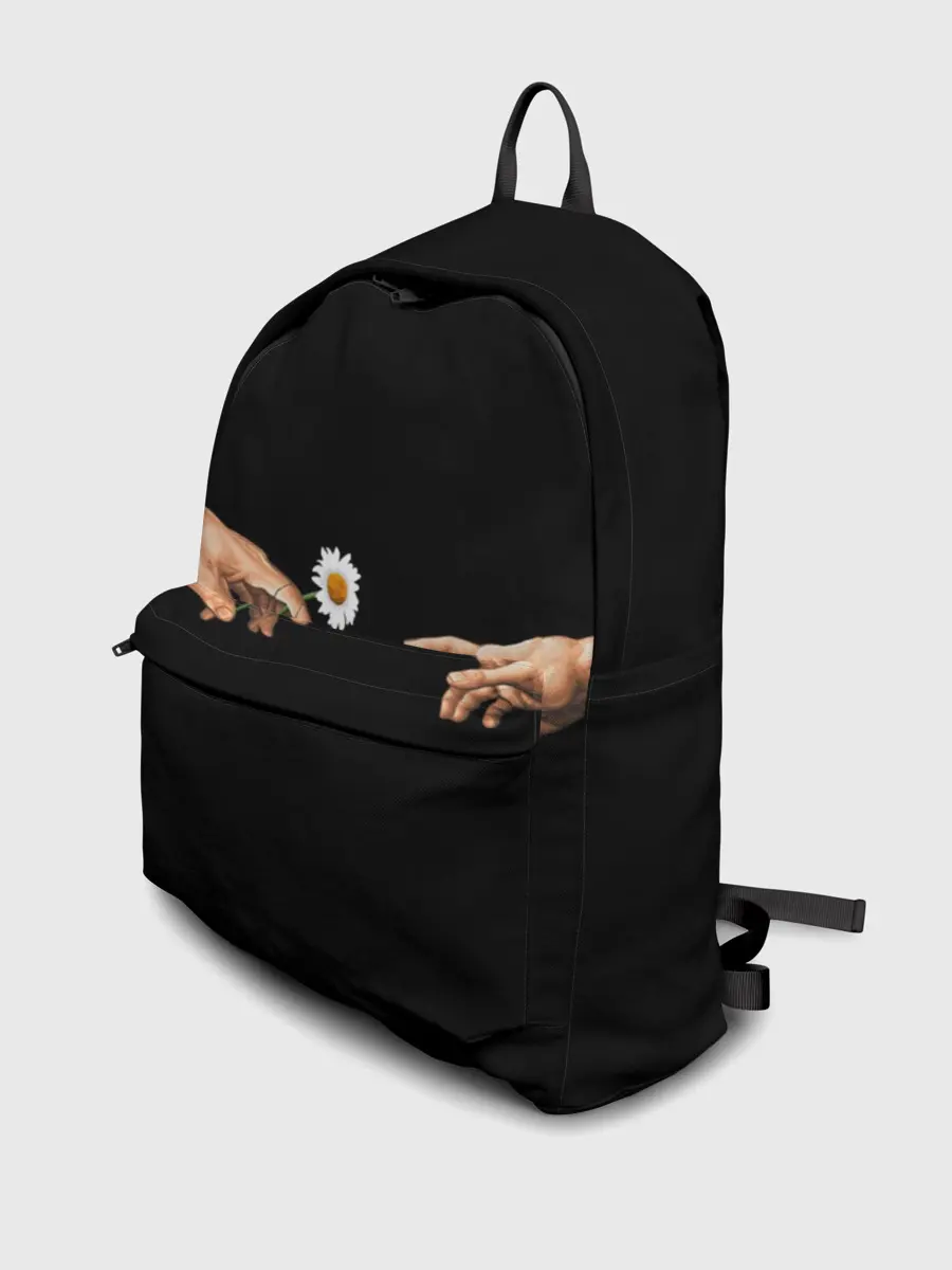 Рюкзак джинсовый / Сотворение Адама