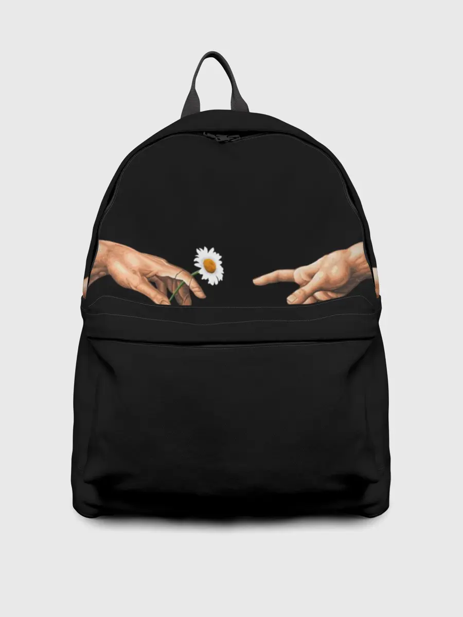 Рюкзак джинсовый / Сотворение Адама