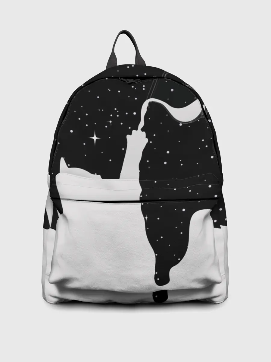 Рюкзак джинсовый / Космический Кот