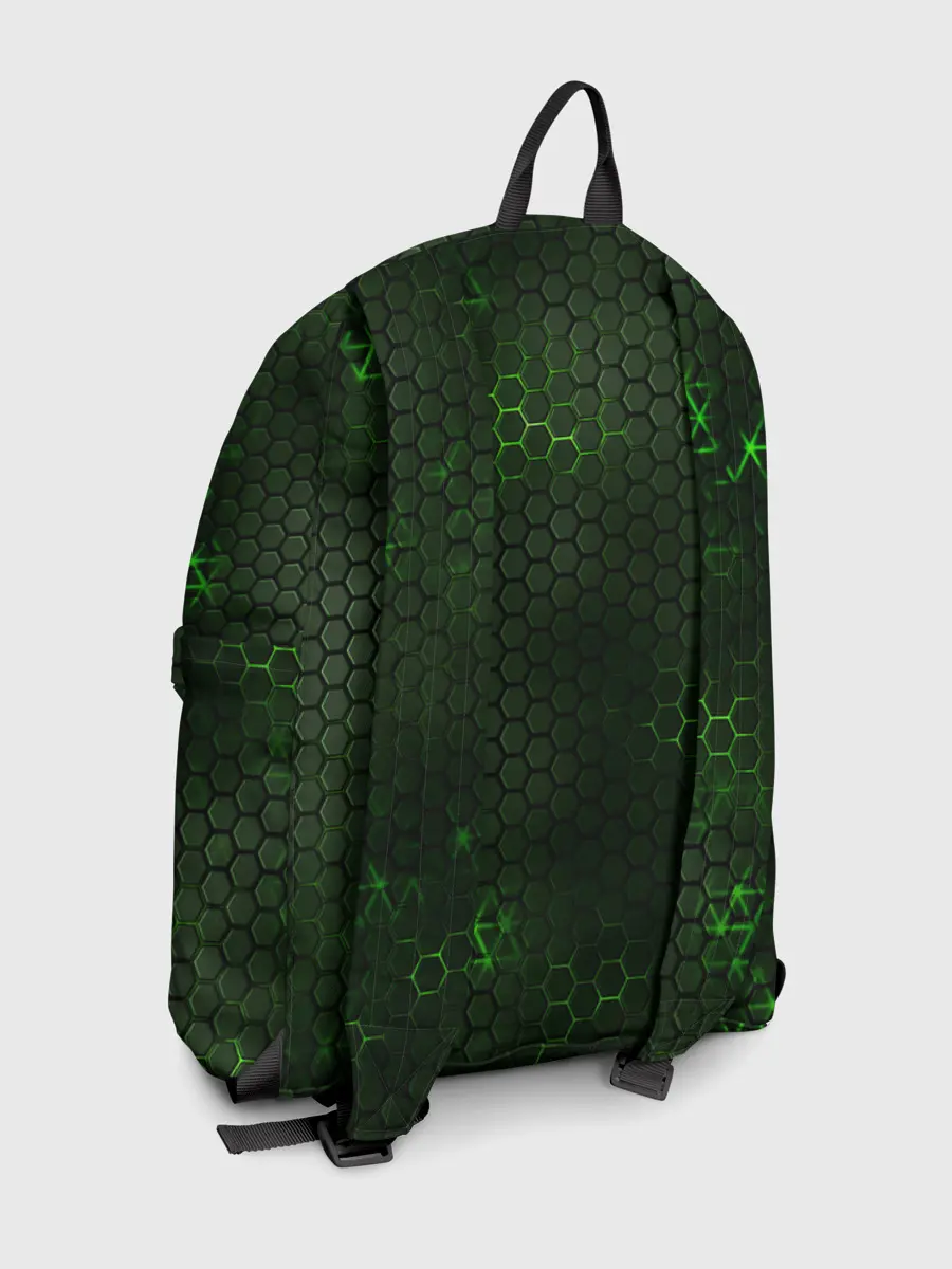 Рюкзак джинсовый / ЗЕЛЕНАЯ БРОНЯ / GREEN STEEL