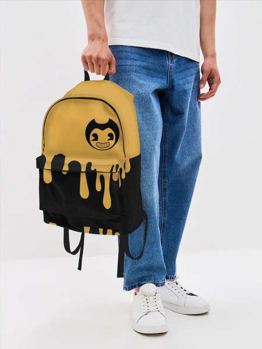 Рюкзак джинсовый / Bendy And The Ink Machine