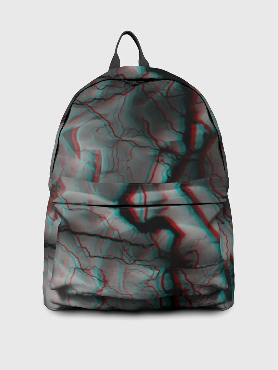 Рюкзак джинсовый / МОЛНИИ GLITCH