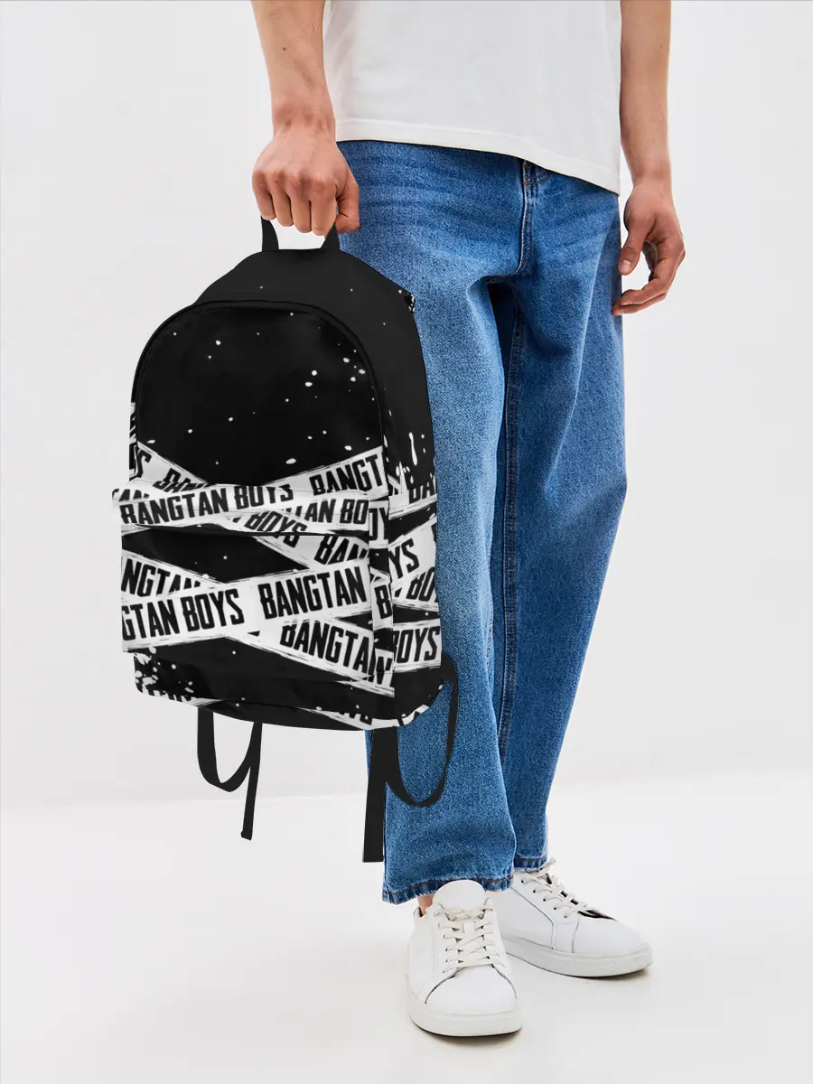 Рюкзак джинсовый / BTS / БТС