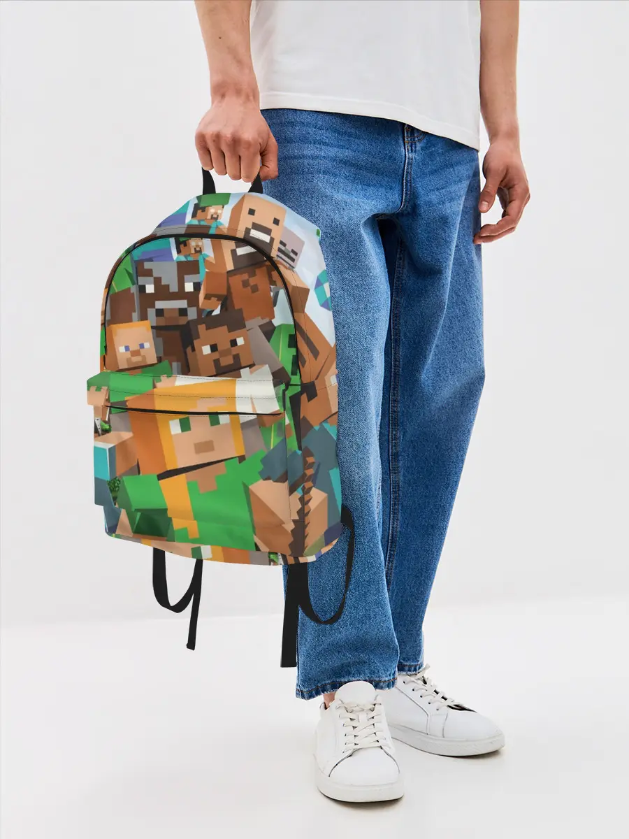 Рюкзак джинсовый / MINECRAFT