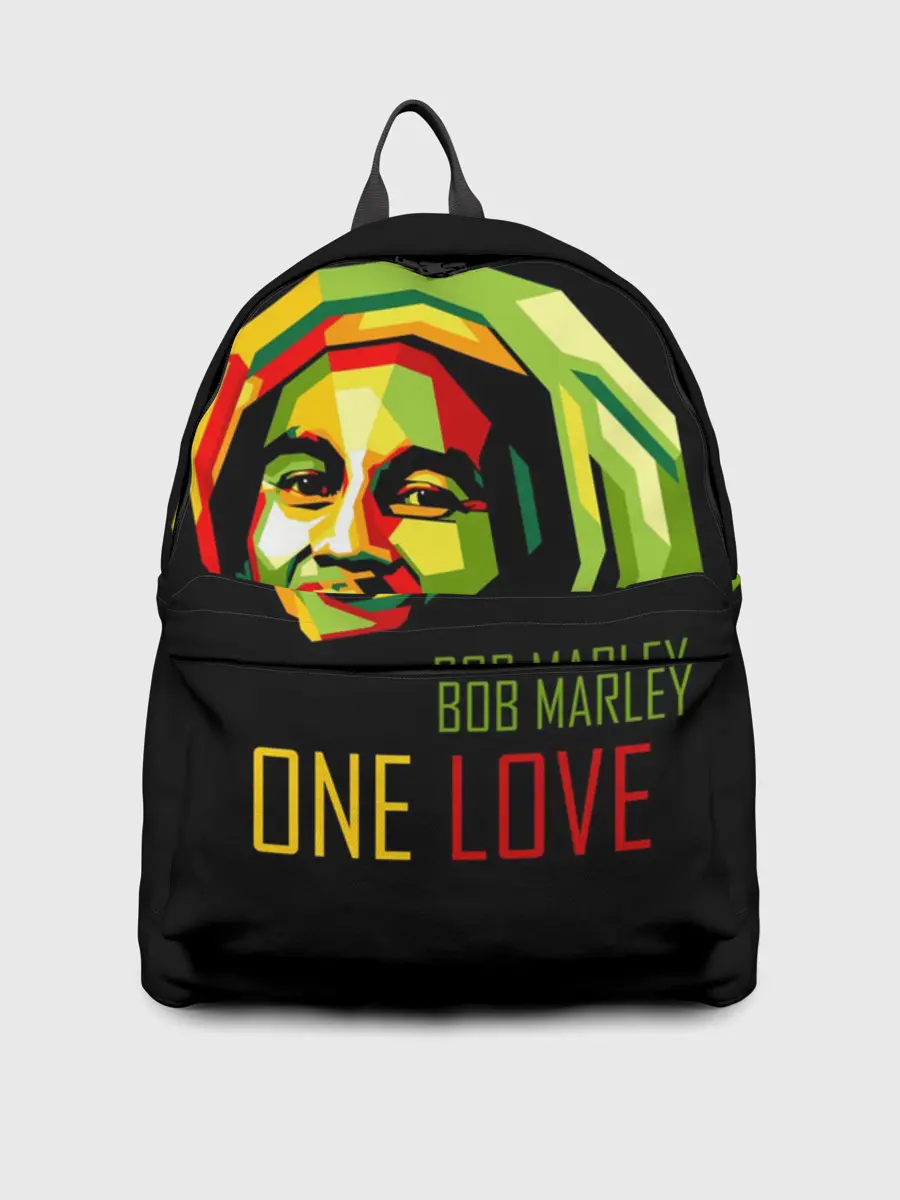 Рюкзак джинсовый / Боб Марли