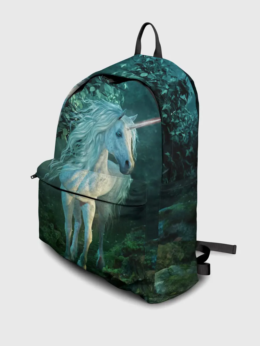 Рюкзак джинсовый / Единорог