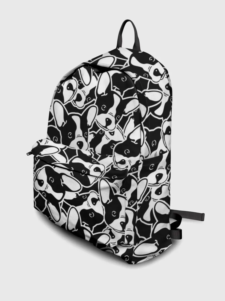 Рюкзак джинсовый / Забавные собаки