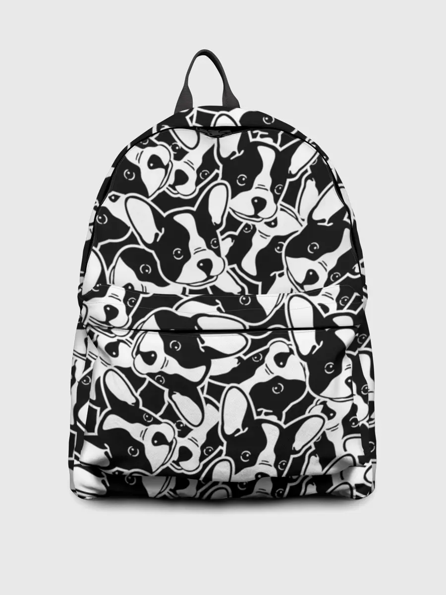 Рюкзак джинсовый / Забавные собаки