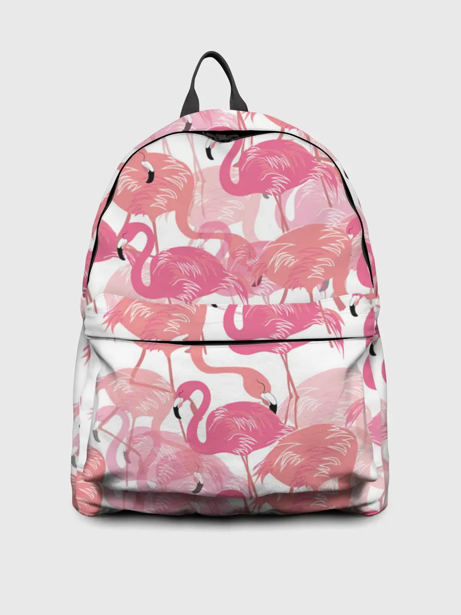Рюкзак джинсовый / Фламинго