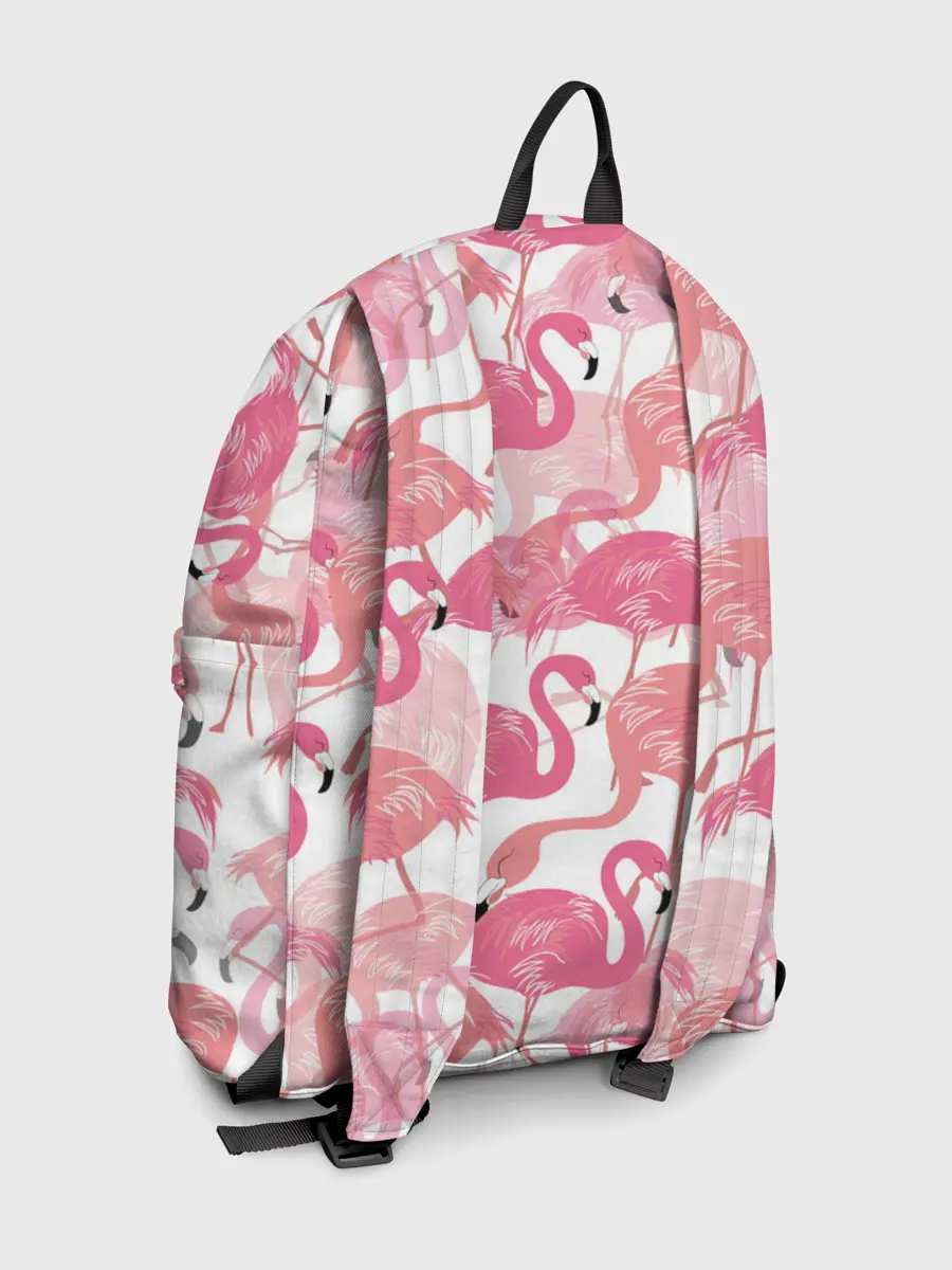 Рюкзак джинсовый / Фламинго