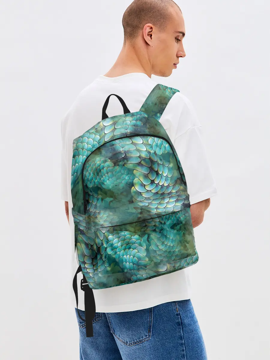 Рюкзак джинсовый / Чешуя русалки