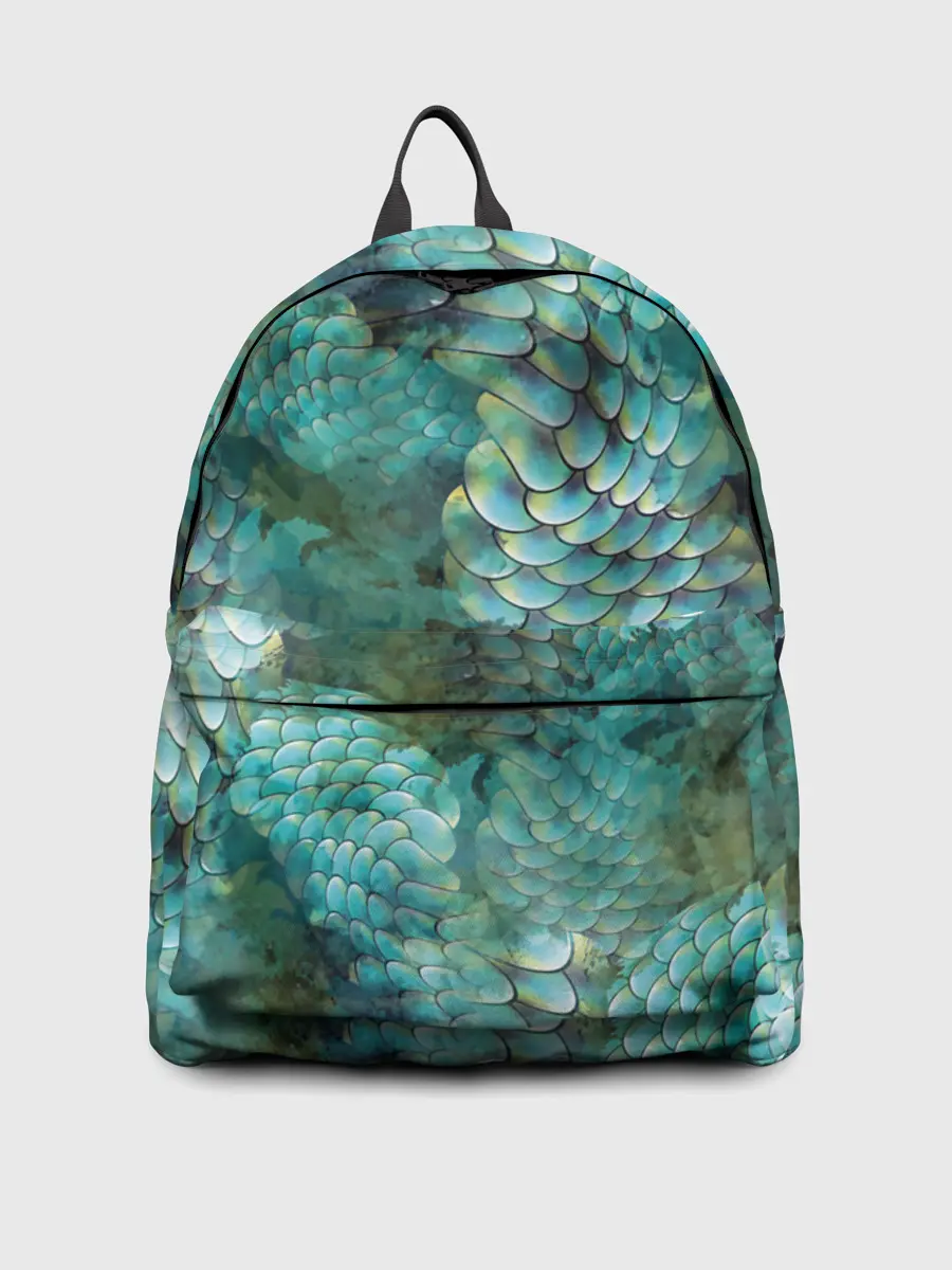 Рюкзак джинсовый / Чешуя русалки