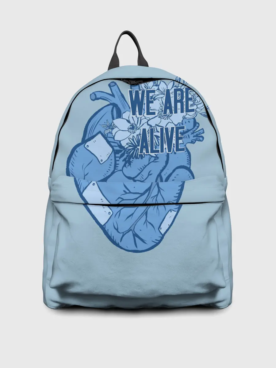 Рюкзак джинсовый / WE ARE ALIVE
