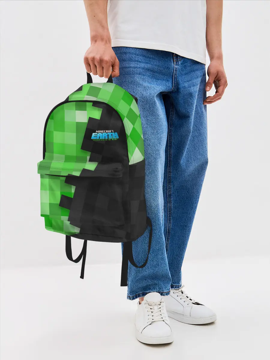 Рюкзак джинсовый / Minecraft EARTH