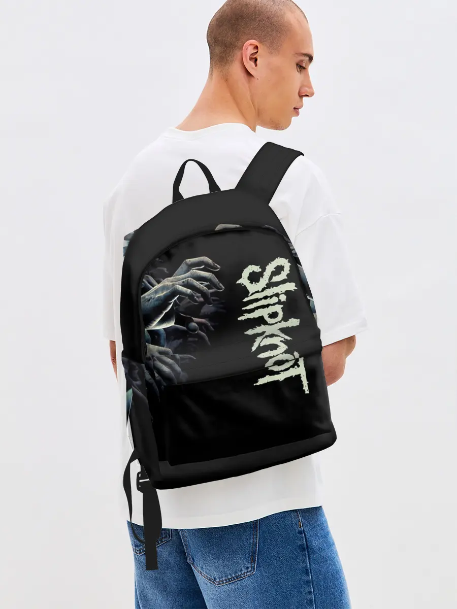 Рюкзак джинсовый / Slipknot.