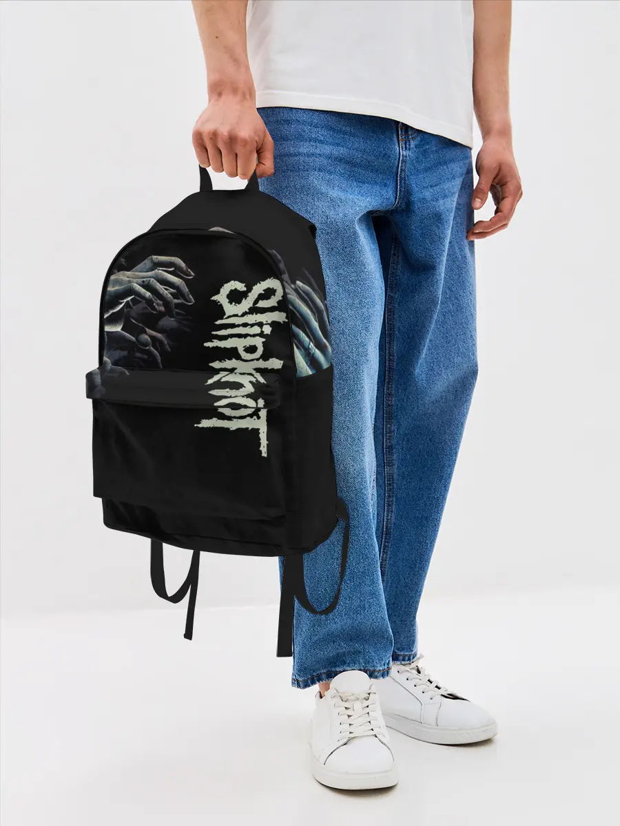 Рюкзак джинсовый / Slipknot.