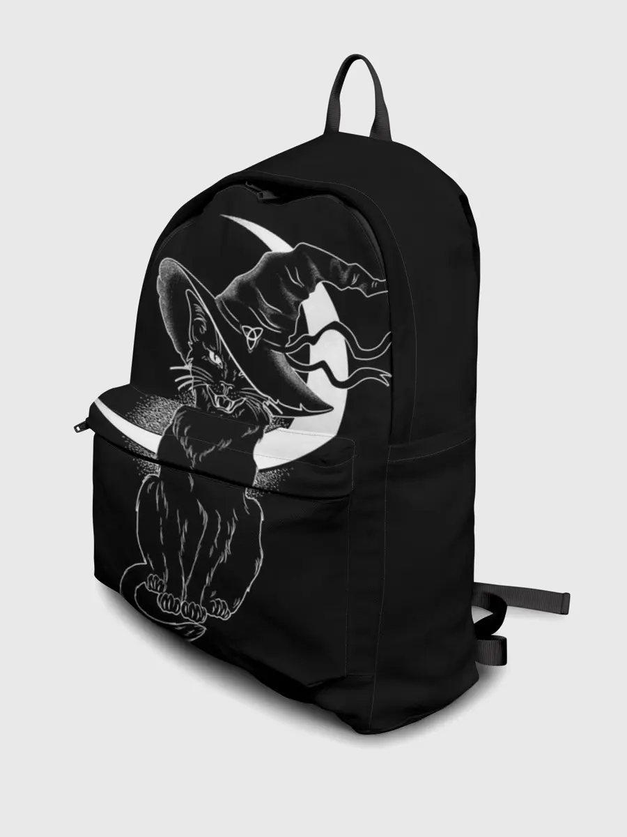 Рюкзак джинсовый / Кошка колдунья