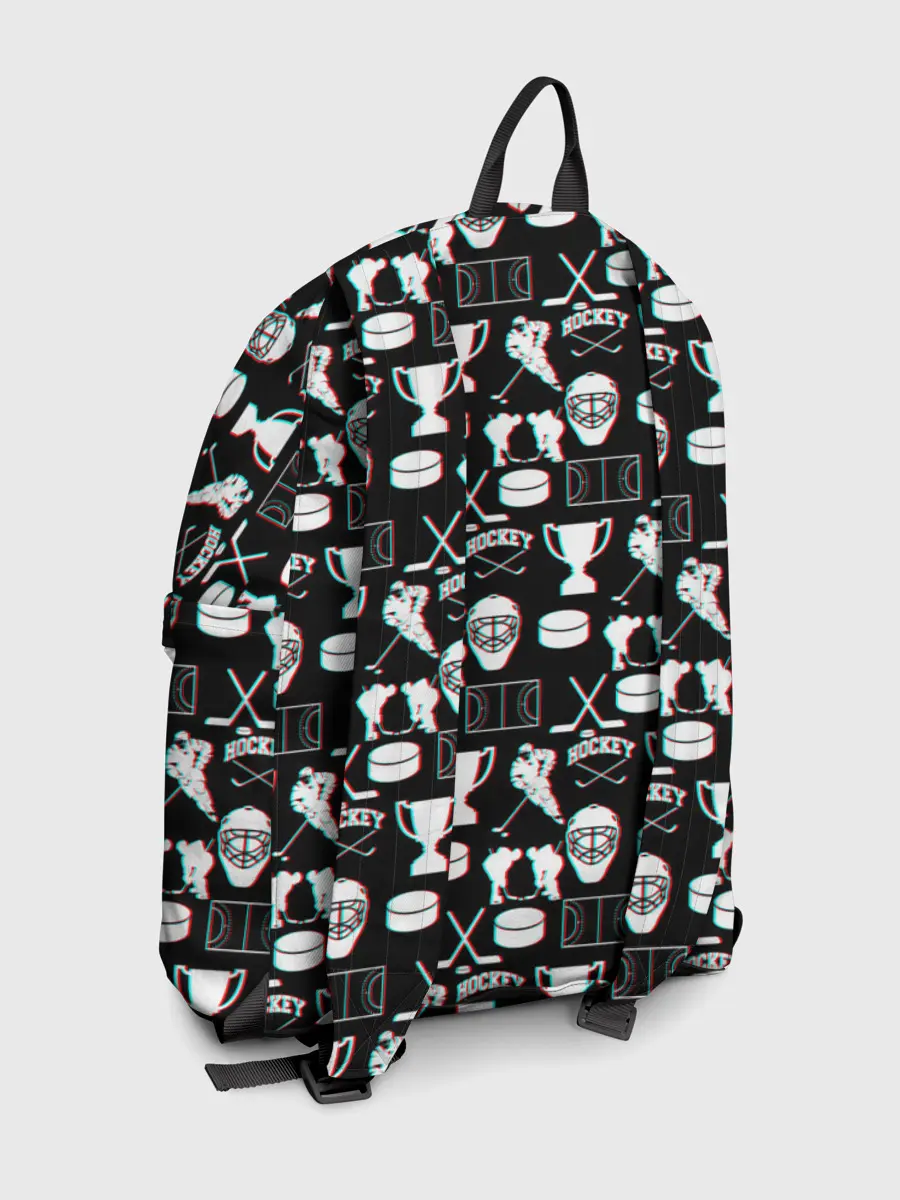 Рюкзак джинсовый / ХОККЕЙ GLITCH