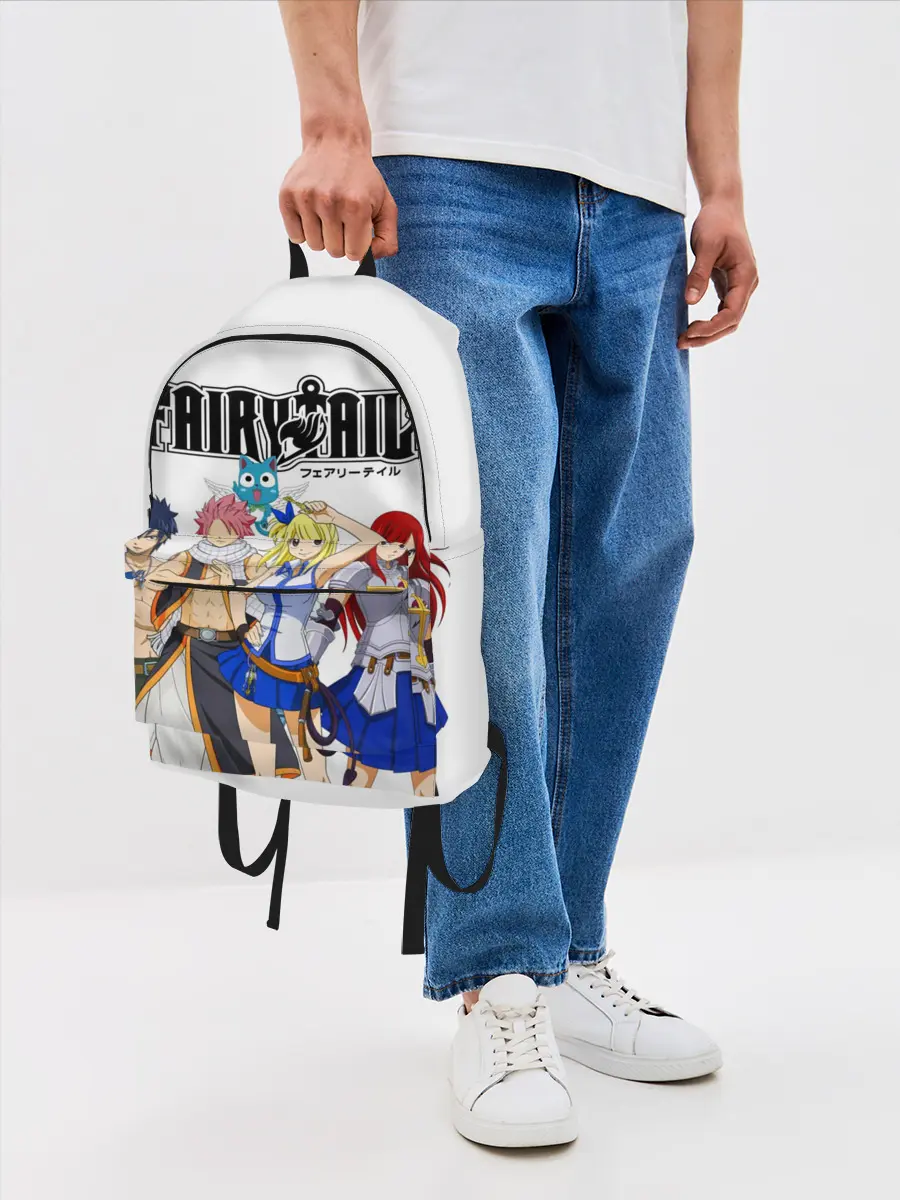 Рюкзак джинсовый / Команда Фейри Тейл