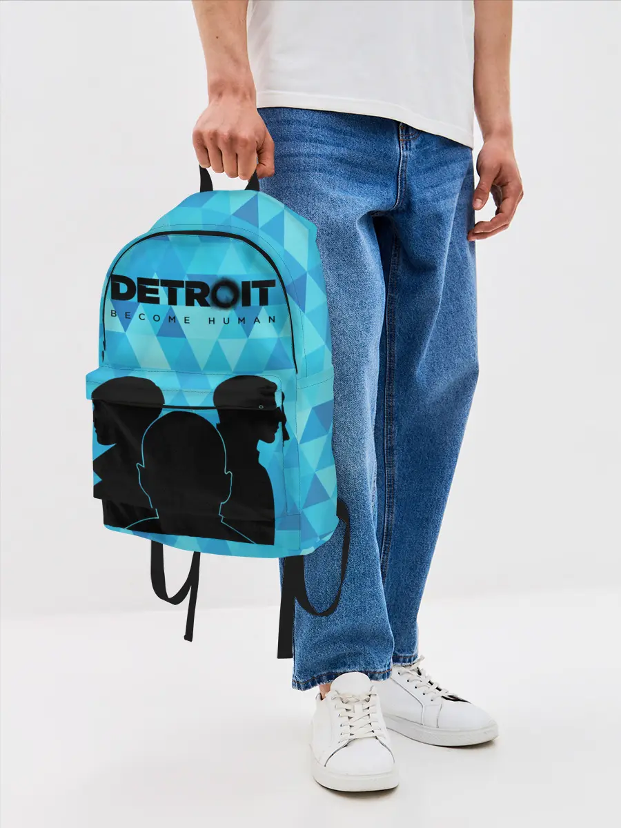 Рюкзак джинсовый / Detroit: Become Human.