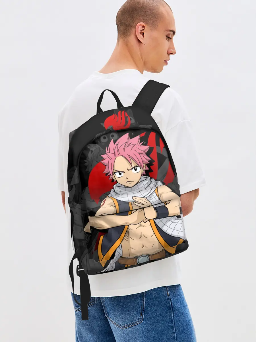 Рюкзак джинсовый / Fairy Tail, Нацу