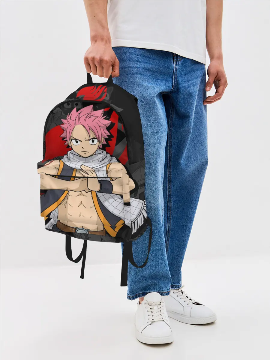 Рюкзак джинсовый / Fairy Tail, Нацу
