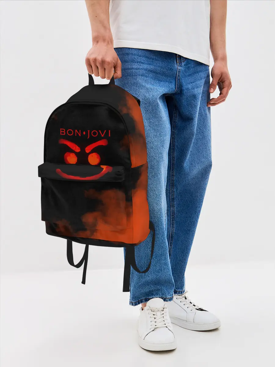 Рюкзак джинсовый / Bon Jovi