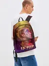 Рюкзак джинсовый / Lil Peep ART