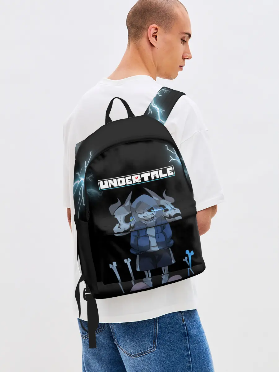 Рюкзак джинсовый / Undertale.