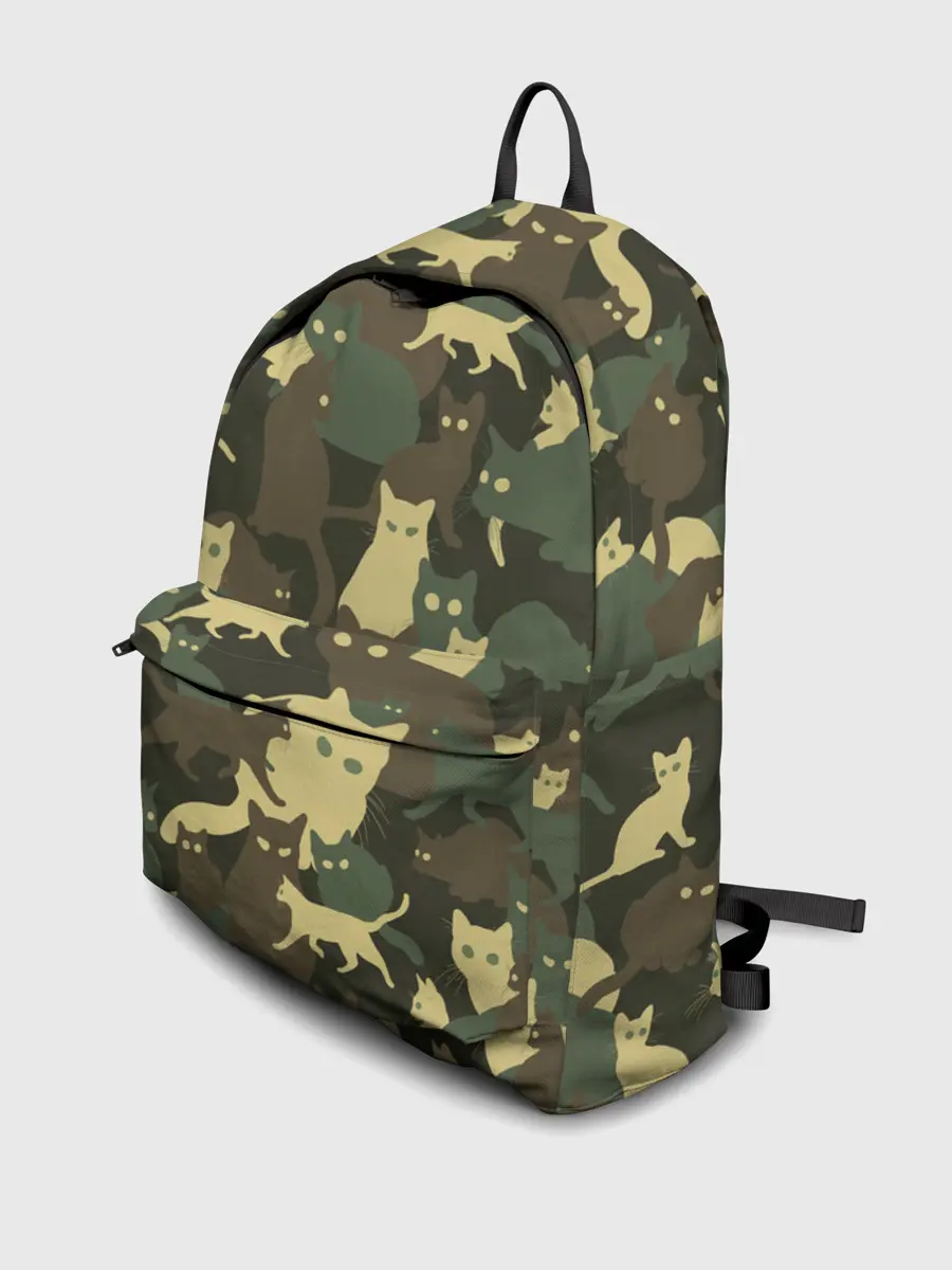 Рюкзак джинсовый / Кошачий камуфляж