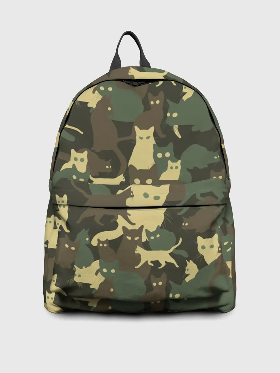 Рюкзак джинсовый / Кошачий камуфляж