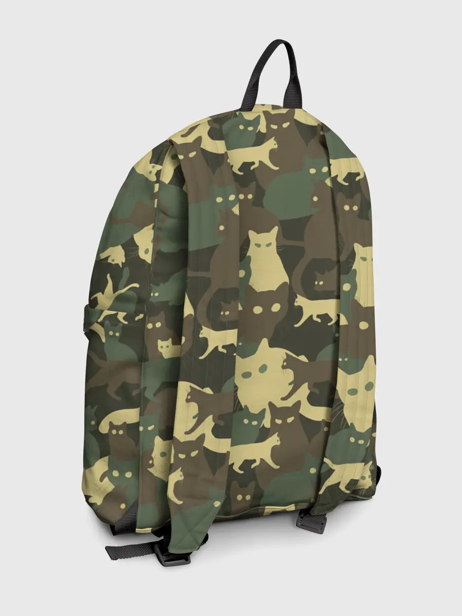 Рюкзак джинсовый / Кошачий камуфляж