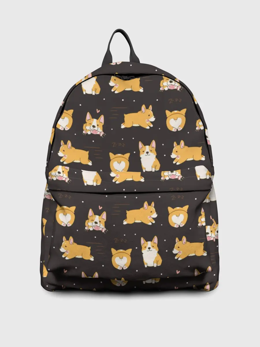 Рюкзак джинсовый / Корги