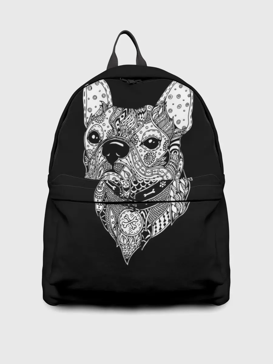 Рюкзак джинсовый / Бульдог