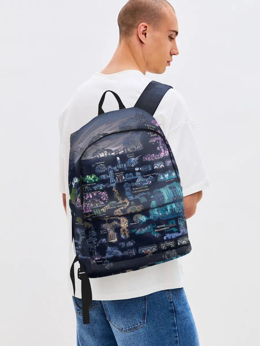 Рюкзак джинсовый / HOLLOW KNIGHT WORLD