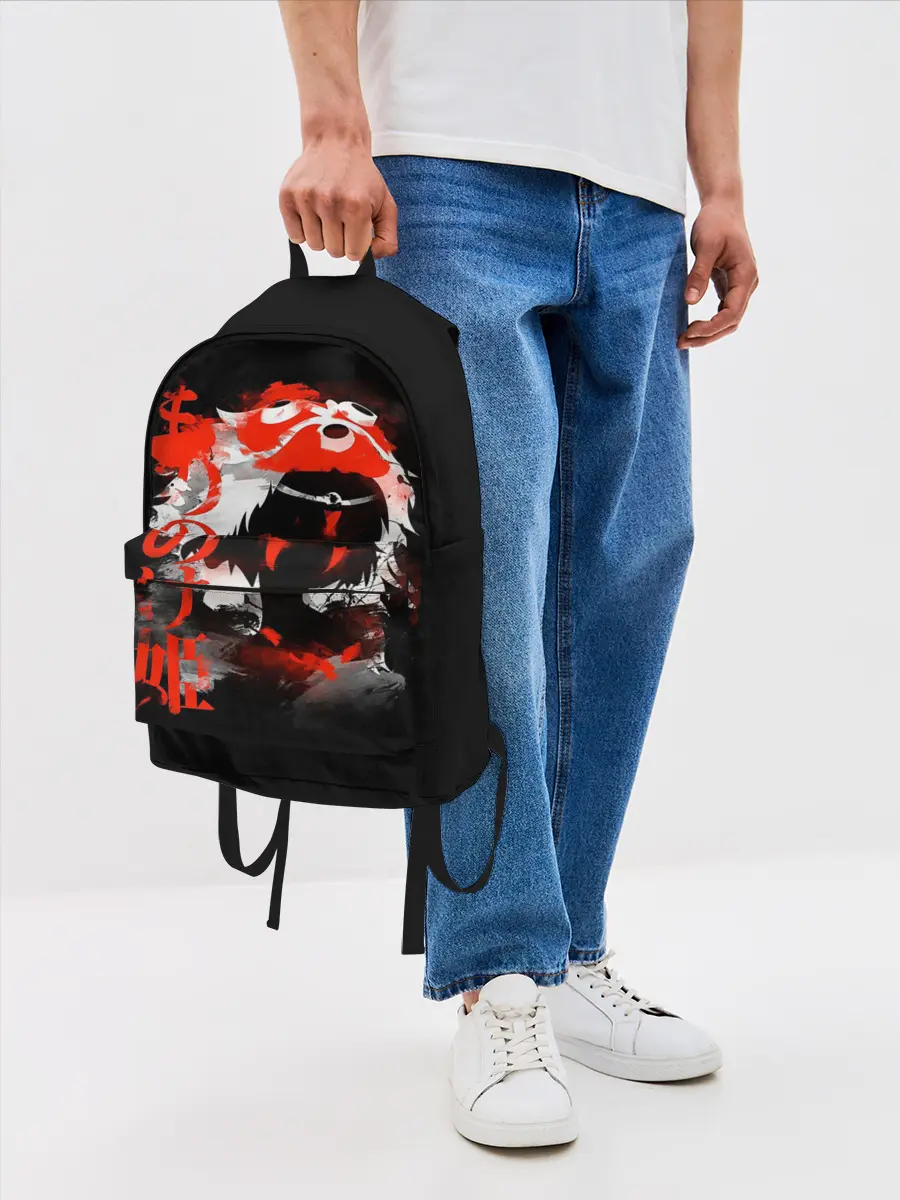 Рюкзак джинсовый / Принцесса Мононоке