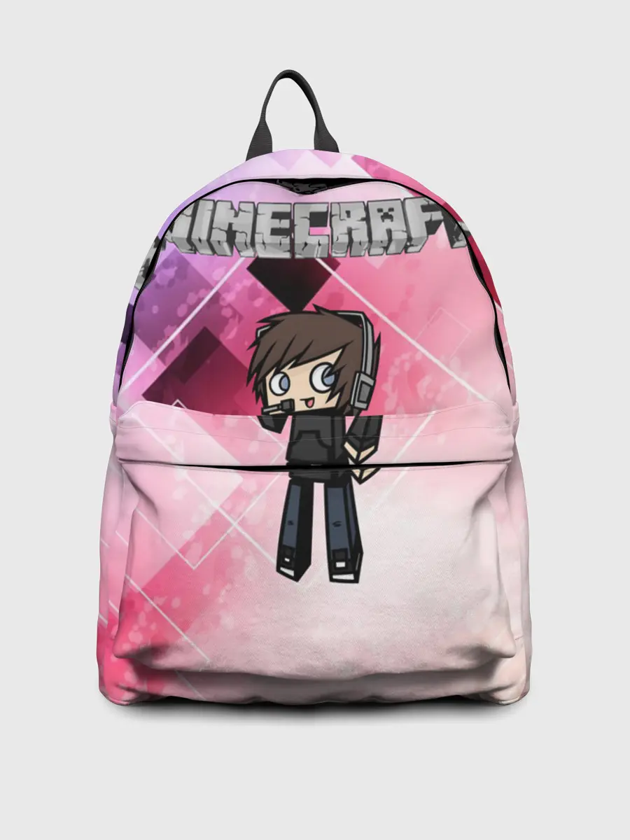 Рюкзак джинсовый / Майнкрафт