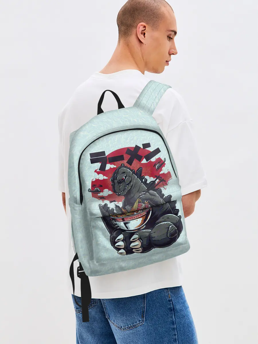 Рюкзак джинсовый / Blue Godzilla