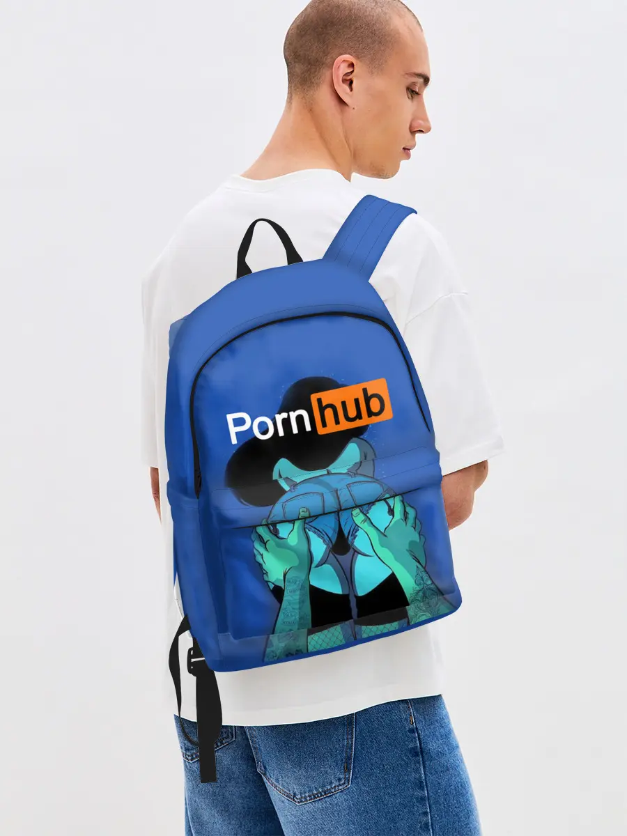Рюкзак джинсовый / PORN HUB