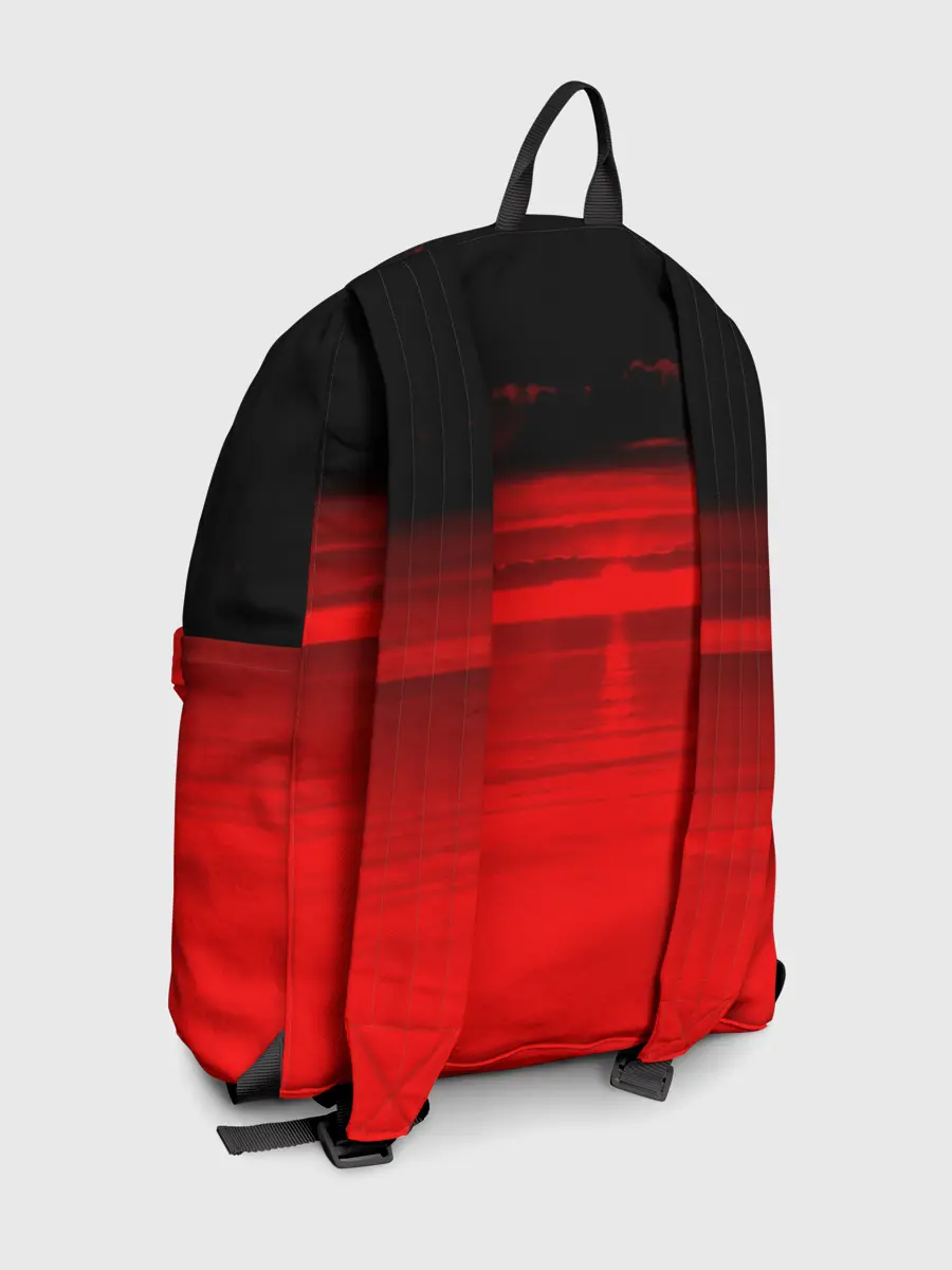 Рюкзак джинсовый / Красный океан