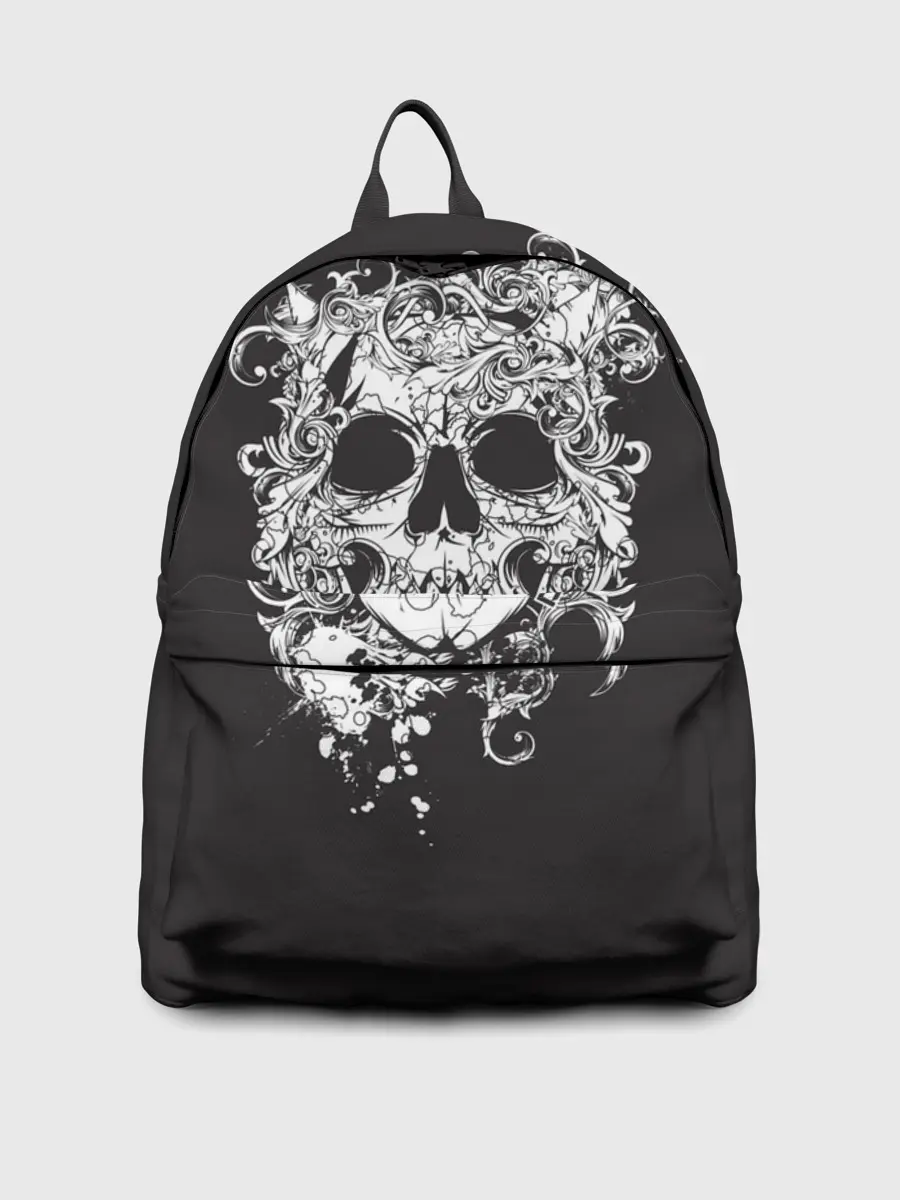 Рюкзак джинсовый / Череп