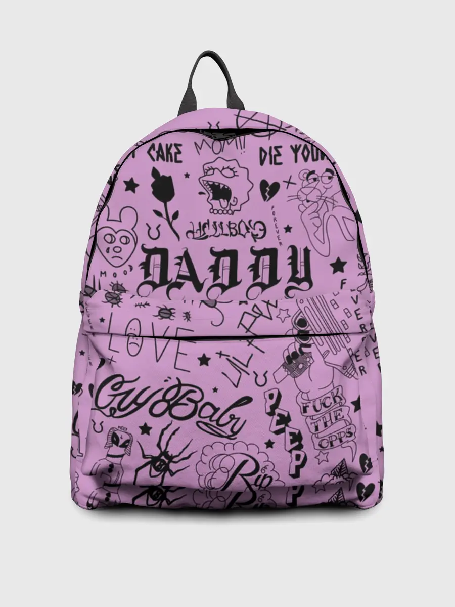 Рюкзак джинсовый / Lil Peep Tattoo