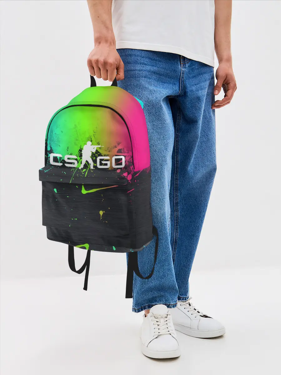 Рюкзак джинсовый / Фосфор CS:Go