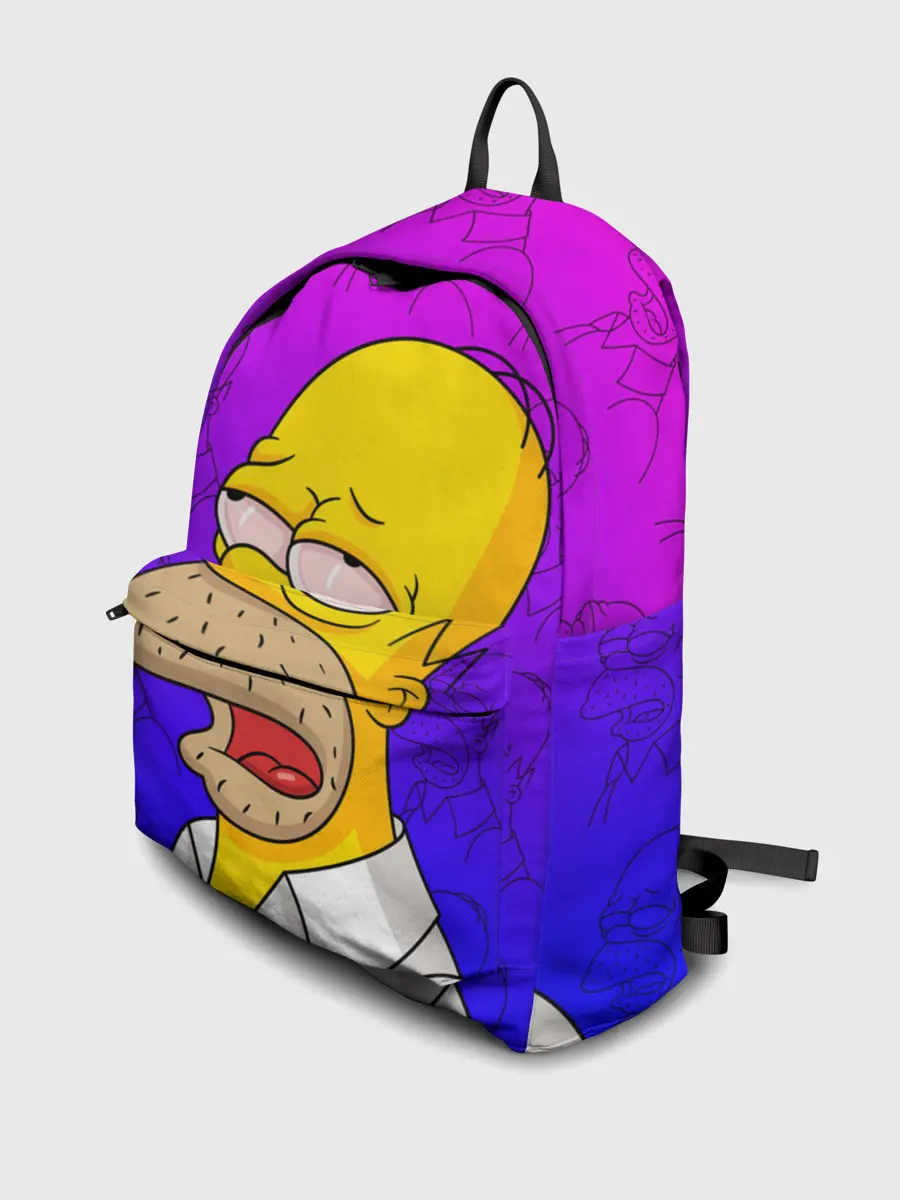 Рюкзак джинсовый / Уставший Гомер