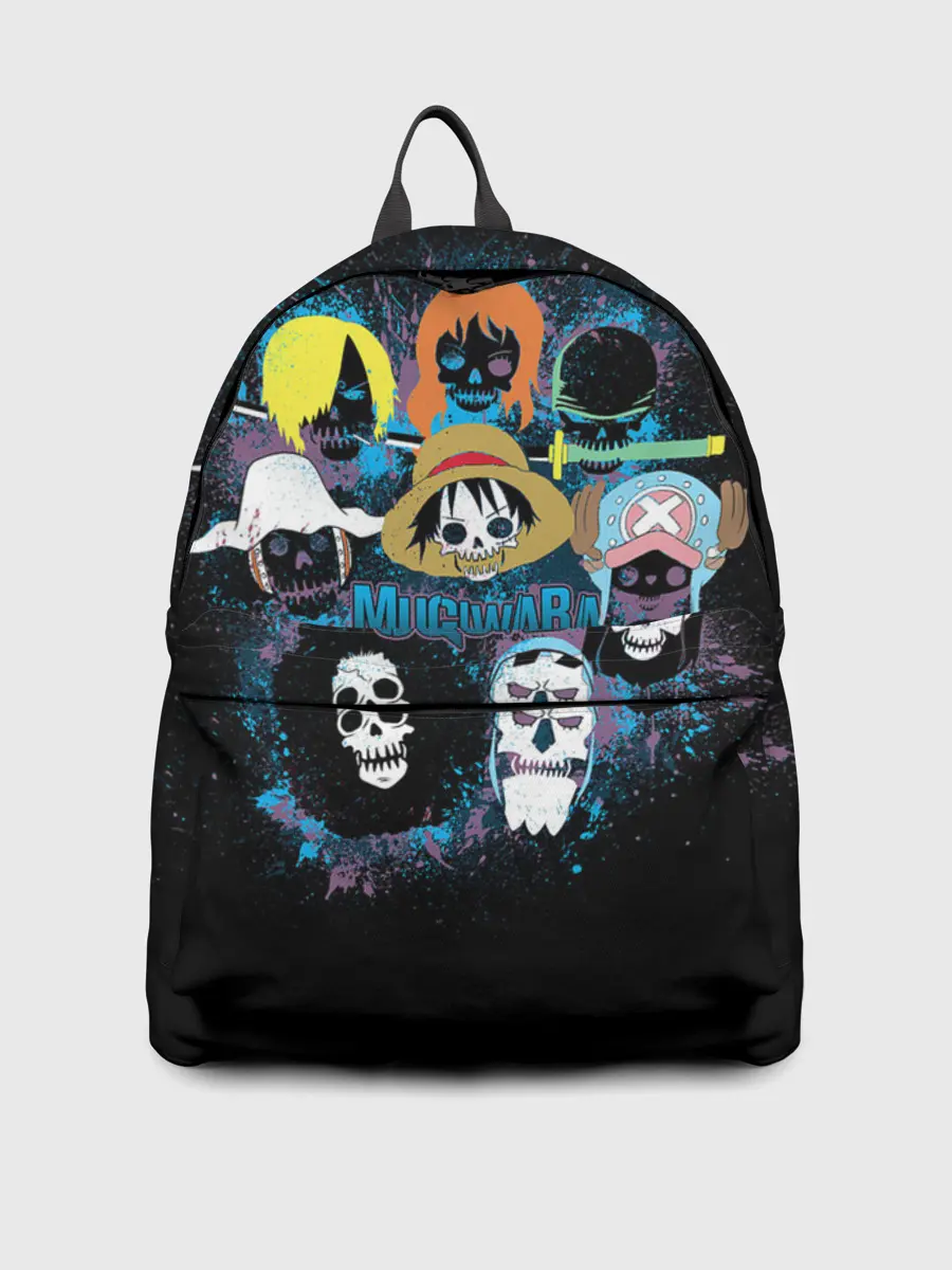 Рюкзак джинсовый / пираты One Piece