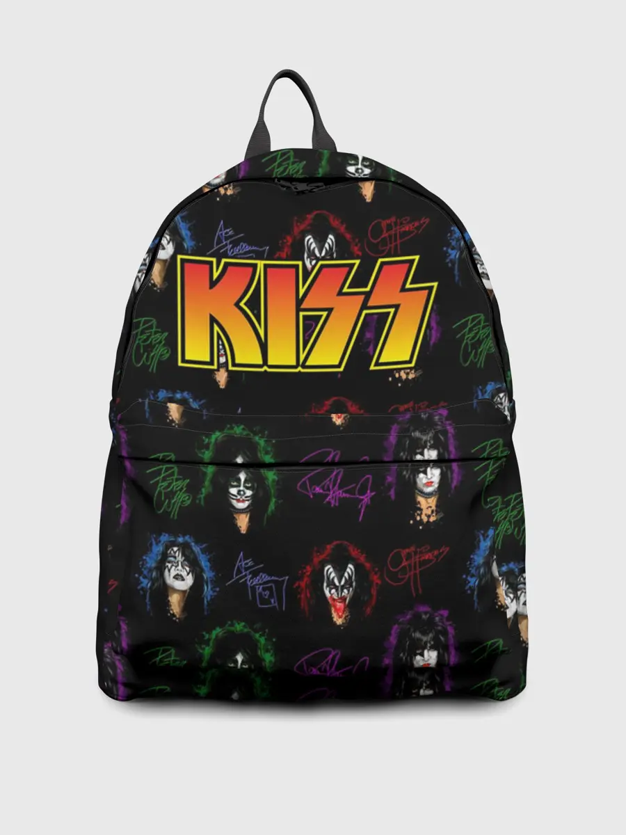 Рюкзак джинсовый / KISS