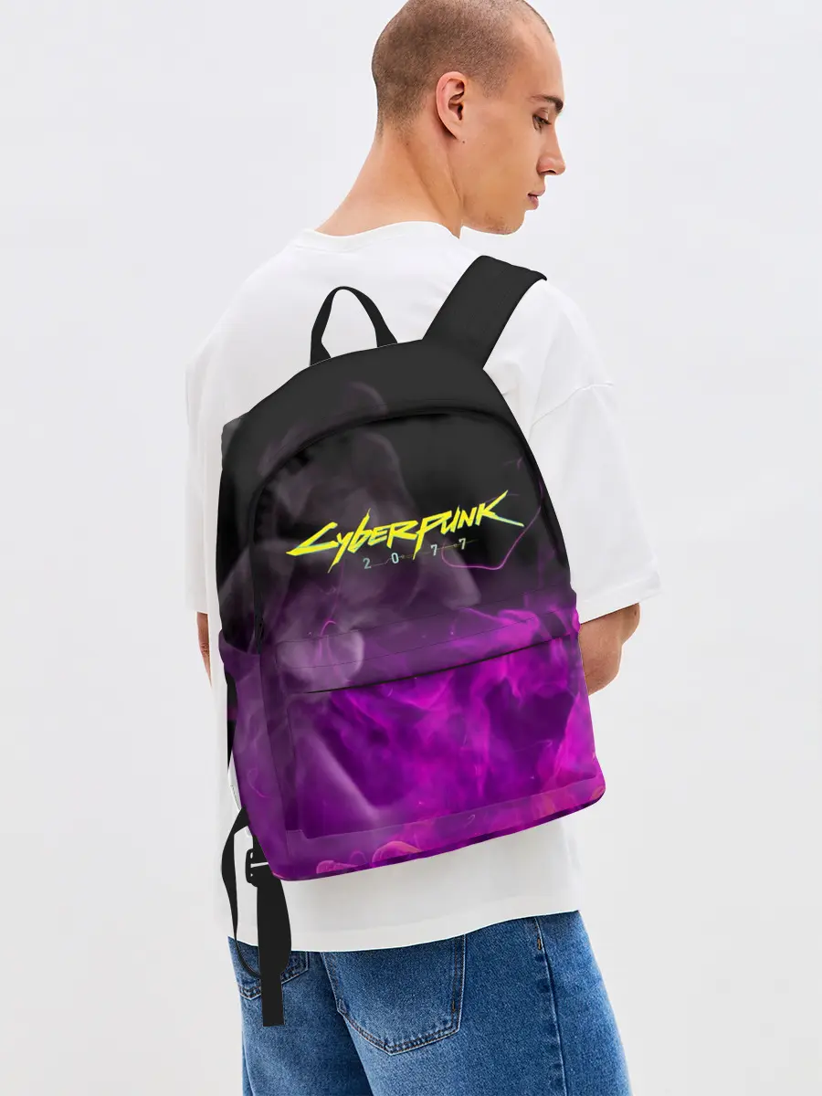 Рюкзак джинсовый / CYBERPUNK 2077