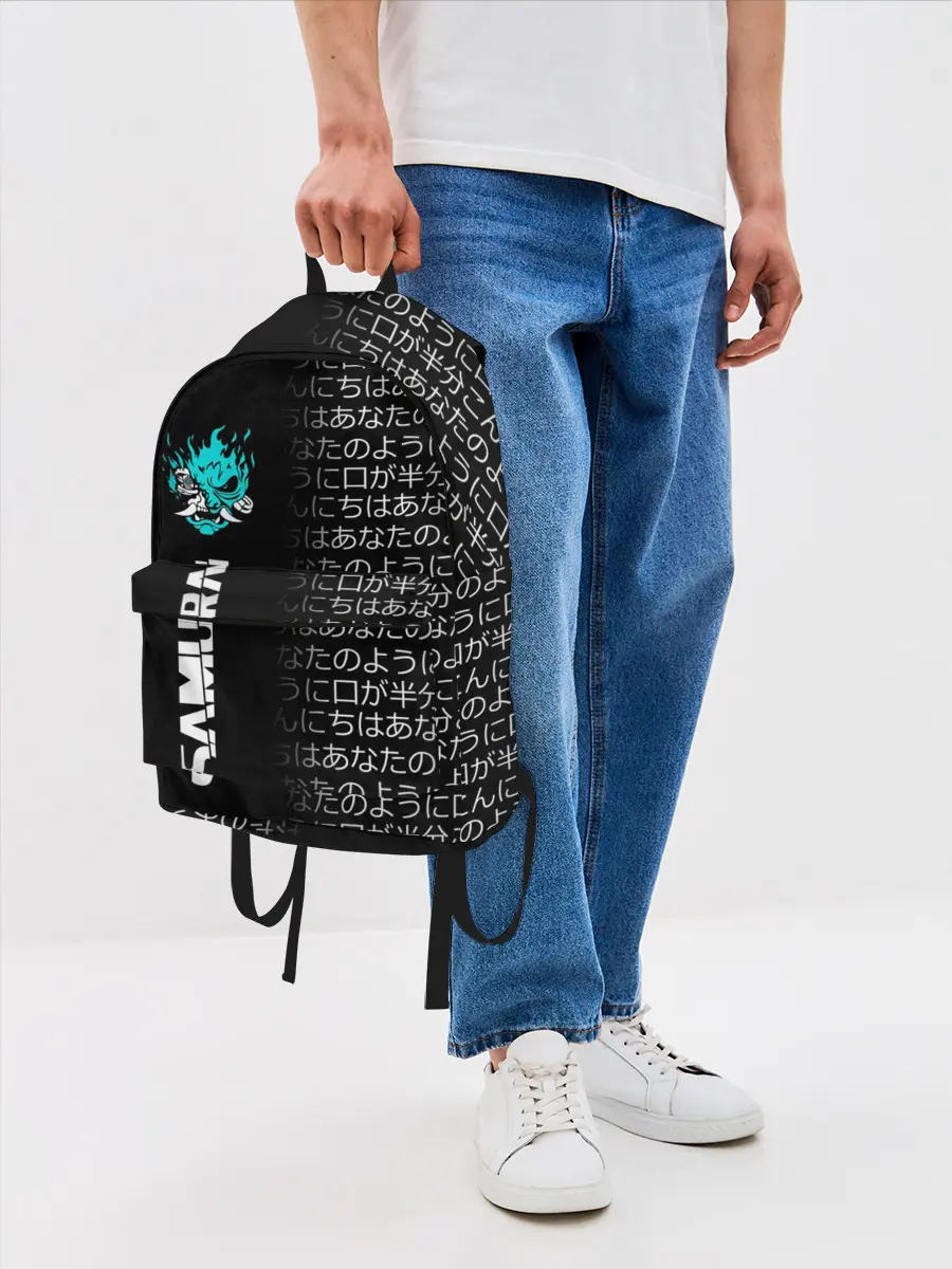 Рюкзак джинсовый / CYBERPUNK 2077 SAMURAI