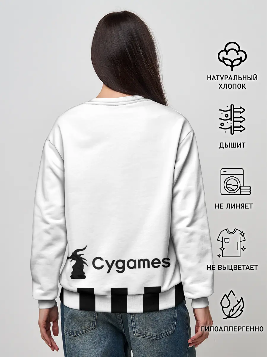 Женский свитшот / Форма Ювентуса домашняя 2021/2022